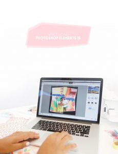 It's easy to create a DIY scrapbook with basic supplies and photos edited with the new Adobe Photoshop 15