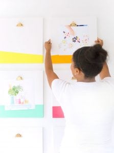 Make a huge statement with these DIY Canvas Clipboards. Perfect for displaying your favorite Instagram photos.