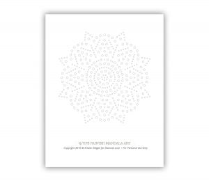 Dots have never been easier! Create this DIY Q-TIPS Mandala Art with supplies you already have on hand!