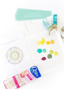 Dots have never been easier! Create this DIY Q-TIPS Mandala Art with supplies you already have on hand!