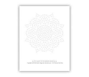 Dots have never been easier! Create this DIY Q-TIPS Mandala Art with supplies you already have on hand!
