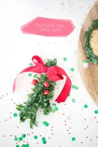 Three Ways to Use Faux Garland | damask love
