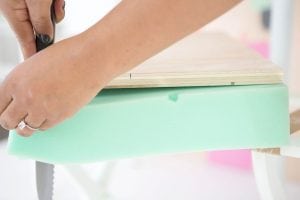 DIY Luggage Rack Ottoman | damask love