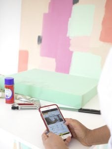 DIY Luggage Rack Ottoman | damask love