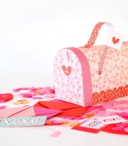Printable Valentine's Day Mailbox | damask love