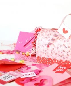 Printable Valentine's Day Mailbox | damask love