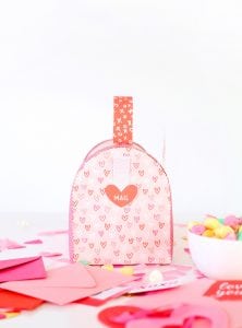 Printable Valentine's Day Mailbox | damask love