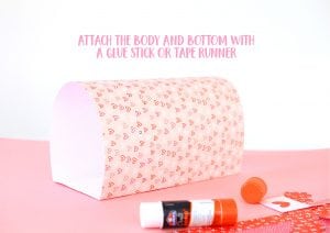Printable Valentine's Day Mailbox | damask love
