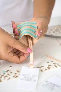 DIY Leather Luggage Tags | damask love