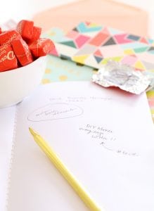 DIY Your Own DOVE Chocolates Message | damask love