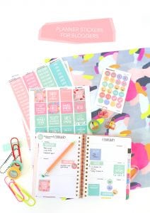 Printable Planner Stickers for Bloggers | damask love