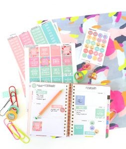 Printable Planner Stickers for Bloggers | damask love