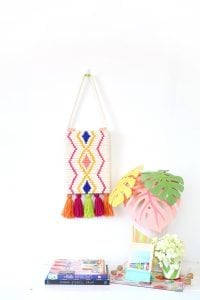 DIY Painted Rope Wall Decor | damask love