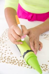 DIY Crayon Mail Tube Bank | damask love