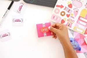 DIY Valentine Coupon Book | damask love