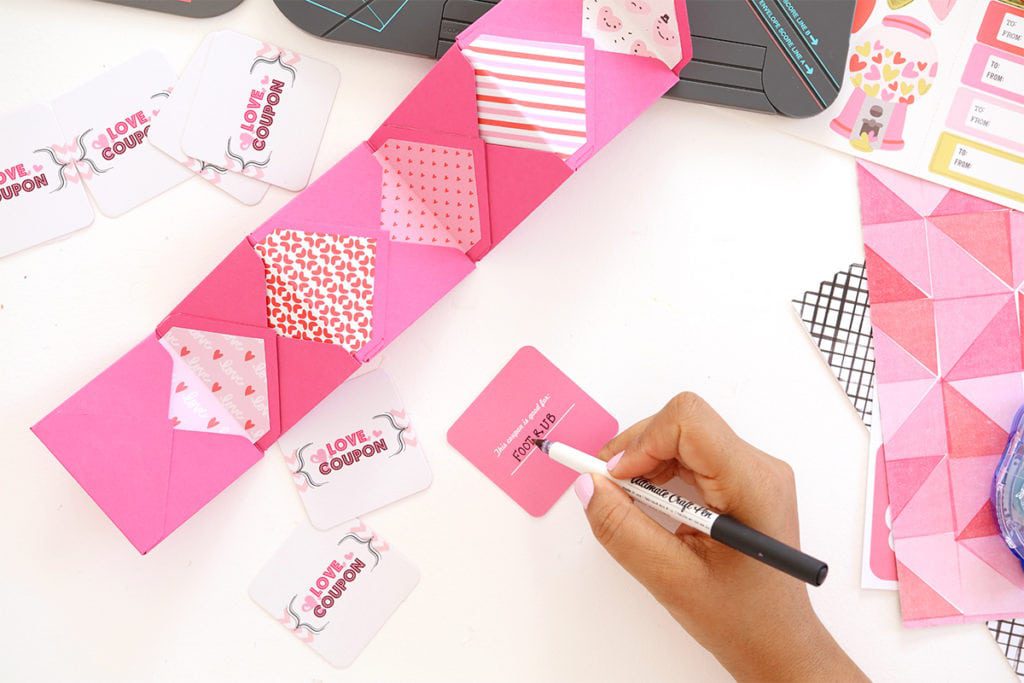 DIY Valentine Coupon Book | damask love