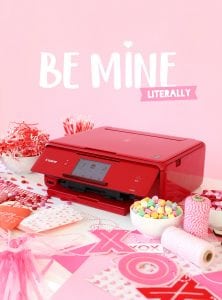 Printable Valentine Freezer Paper Treat Bags | damask love