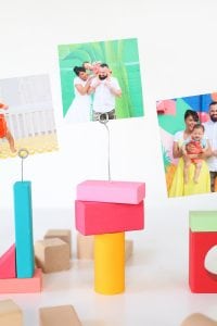 DIY Wood Block Photo Holders | damask love