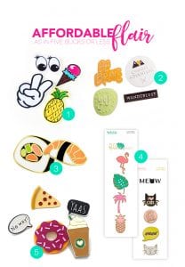 Where to buy affordable flair pins and patches | damask love