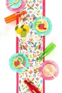 Printable Mexican Otomi Table Runner | damask love