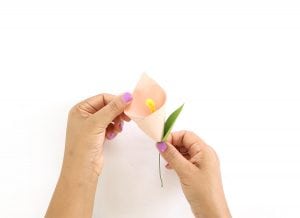 DiY Paper Calla Lilies for Mother's Day | damask love