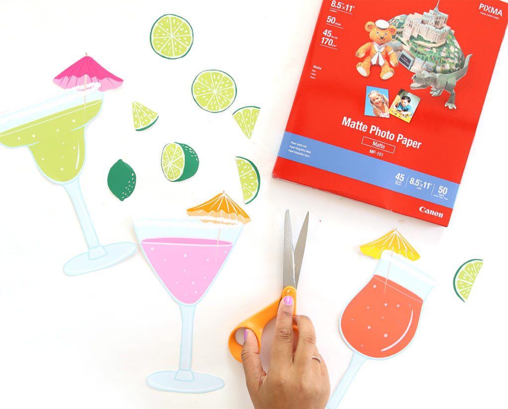 Printable Pin the Lime on the Cocktail Game | damask love