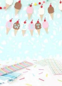 Craft Your Own Ice Cream Social Party | damask love