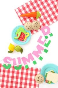 DIY Chipboard Letters for Summer | damask love