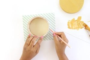 DIY Jewelry Dish with DecoArt Extreme Sheen | damask love