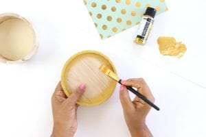 DIY Jewelry Dish with DecoArt Extreme Sheen | damask love