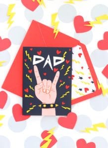 Free Printable Modern Father's Day Card | damask love