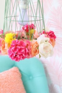 DIY Wastebasket Pendant Lamp | damask love