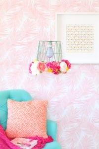 DIY Wastebasket Pendant Lamp | damask love