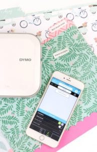 DIY Custom File Folders with DYMO MobileLabeler | damask love