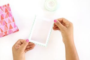 DIY Paper Easel Frames | damask love