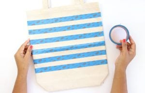 DIY Striped Nautical Tote with Cricut Explore | damask love