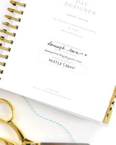 Day Designer Planner Review | damask love