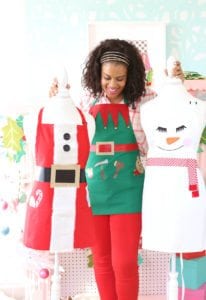 No-Sew Holiday Aprons | damask love