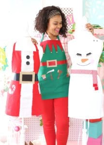 No-Sew Holiday Aprons | damask love