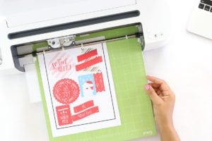 DIY Chipboard Stickers with Canon and Cricut | damask love