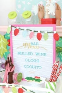 DIY Christmas Lights Paper Garland | damask love