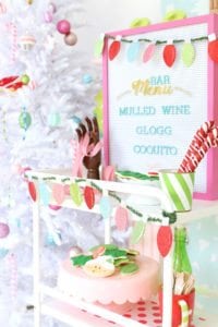DIY Christmas Lights Paper Garland | damask love