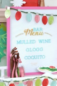 DIY Christmas Lights Paper Garland | damask love