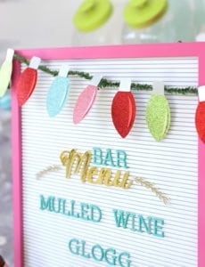 DIY Christmas Lights Paper Garland | damask love