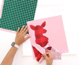 Easy Low-Sew Holiday Throw Pillows | damask love