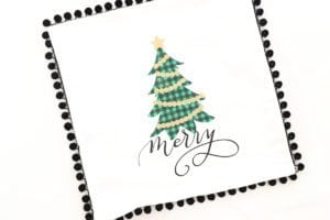 Easy Low-Sew Holiday Throw Pillows | damask love