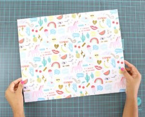 Learn how to make a pocket folder. Perfect for students, planners or anyone who wants to get organized!