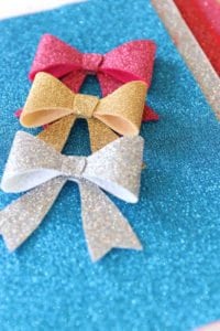 Learn how you can easily make your own glitter felt. Perfect for any felt project.