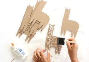DIY Chipboard Llama Desk Buddy | damask love