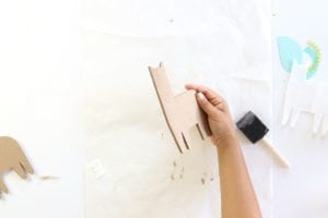 DIY Chipboard Llama Desk Buddy | damask love